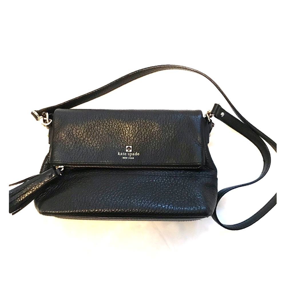 KATE SPADE Black Leather crossbody Handbag